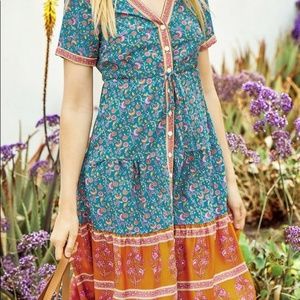 Cupshe Boho Dress Size Small Floral